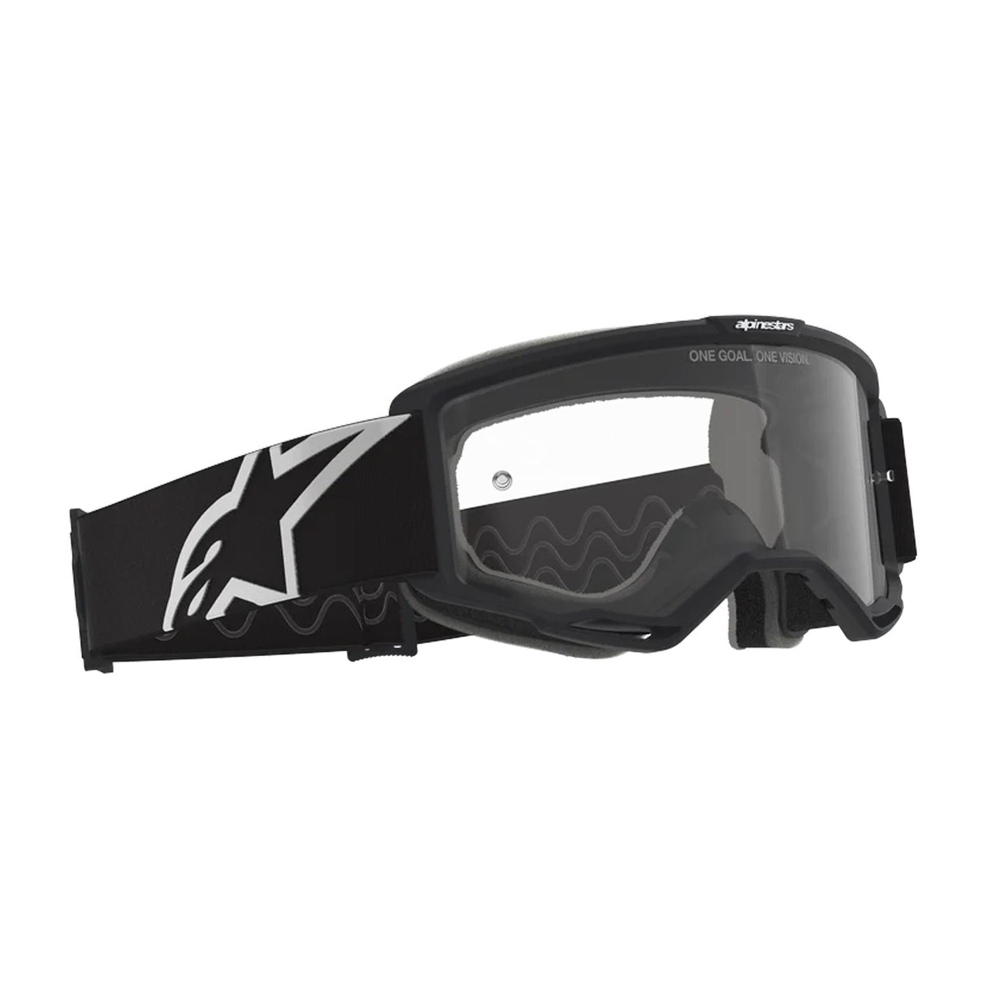 Alpinestars 2026 Vision OTG Motocross Goggles Black Grey Clear One Size