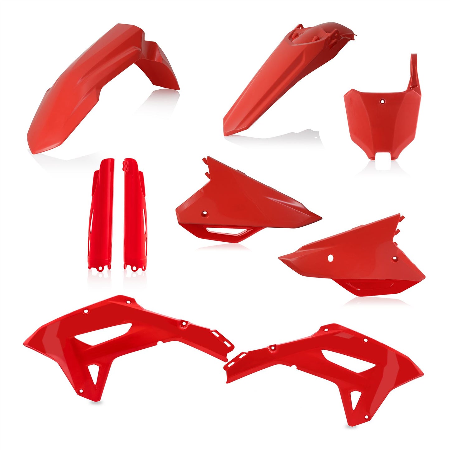 Acerbis Full Plastic Kit Red For HONDA CRF 450 RX 2021-2024
