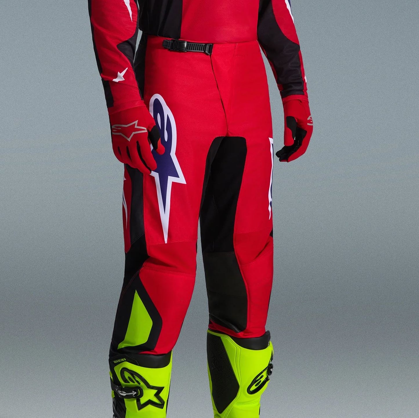 Alpinestars 2026 Fluid Grid Motocross Pants Red Black Purple