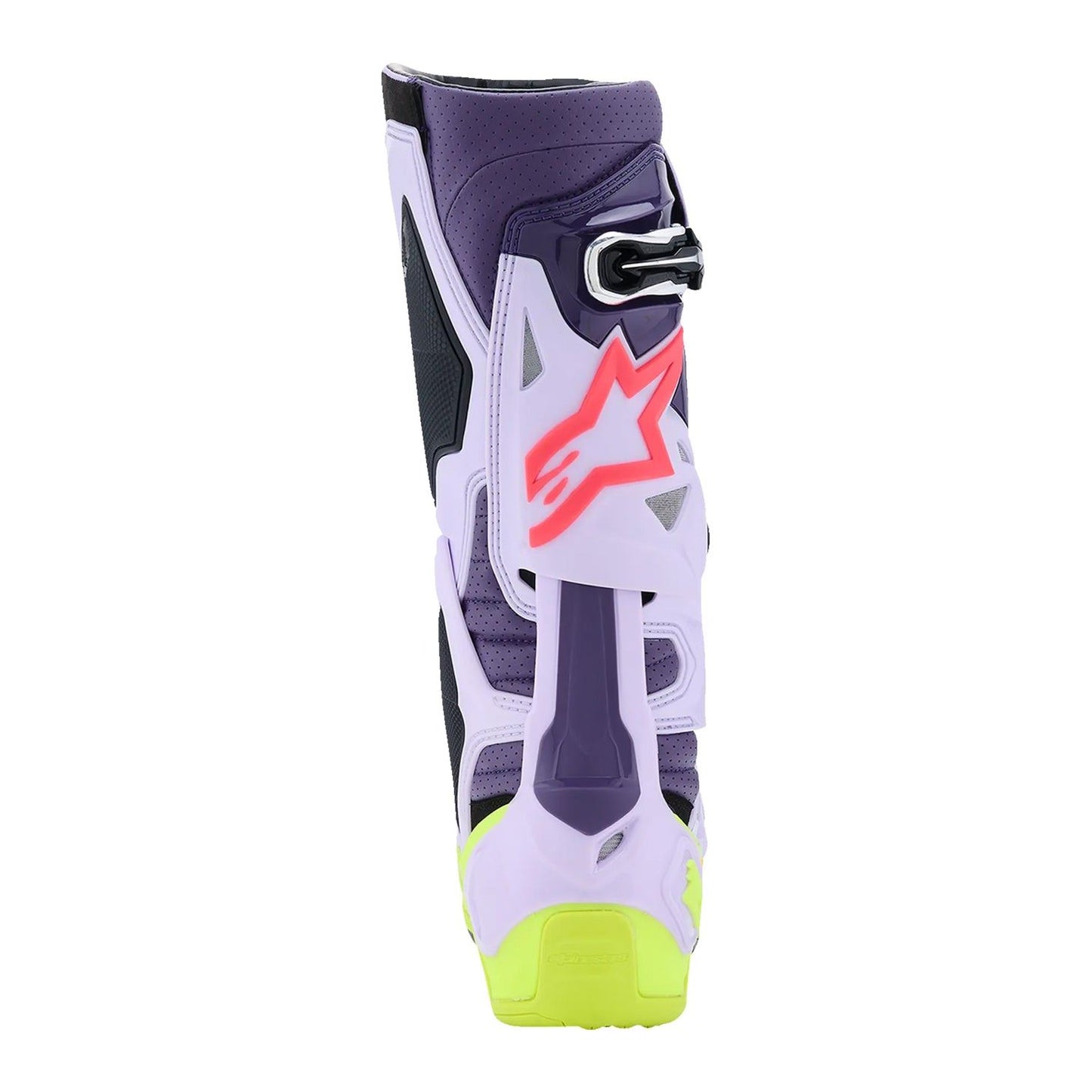 Alpinestars 2026 Tech 10 Supervented MX Boots Purple Yellow Flo Diva Pink