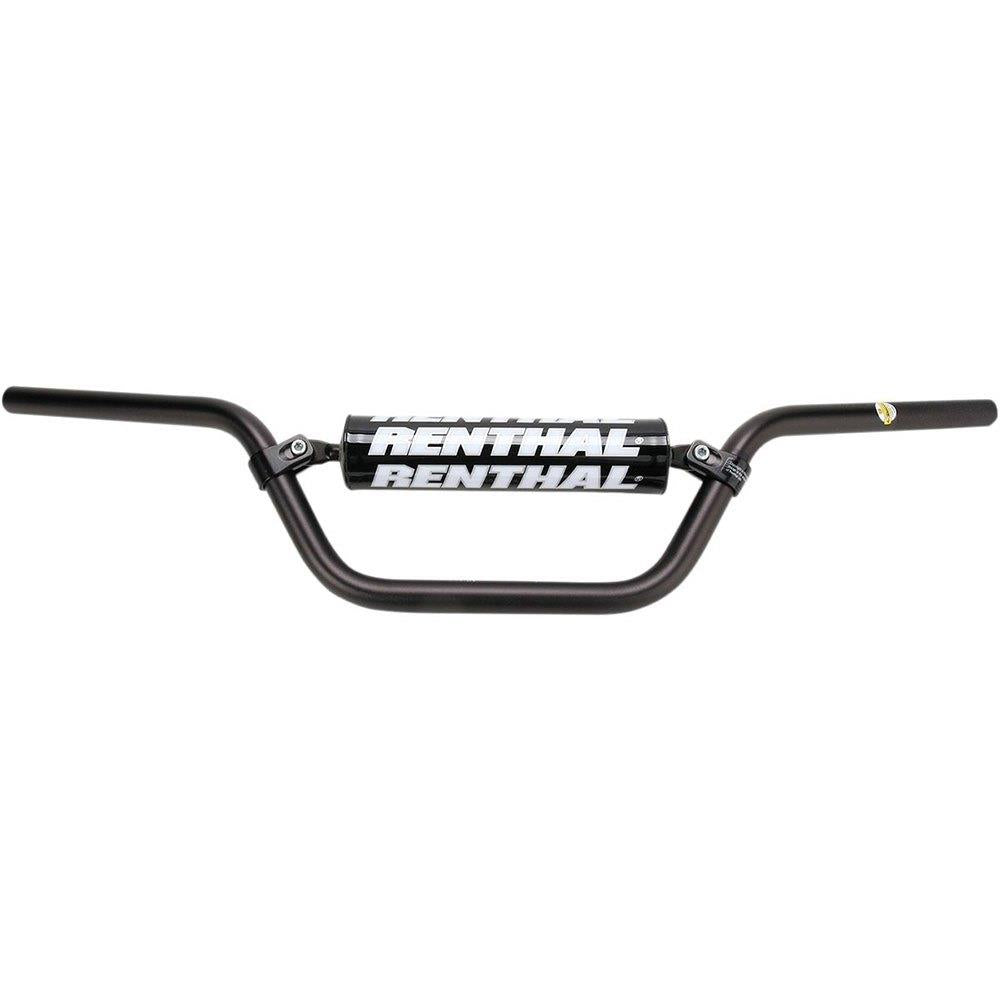 Renthal 7/8 22mm Black 611 Handlebar Padded For Kawasaki KLX 110 L 2019-2026