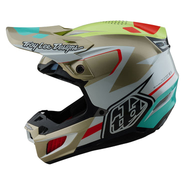 Troy Lee Designs Spring 2025 MX Helmet SE5 Composite Optic White