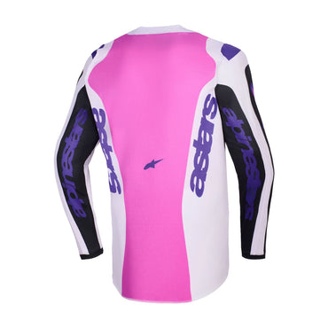 Alpinestars 2026 Fluid Grid Motocross Jersey Black Light Green Purple