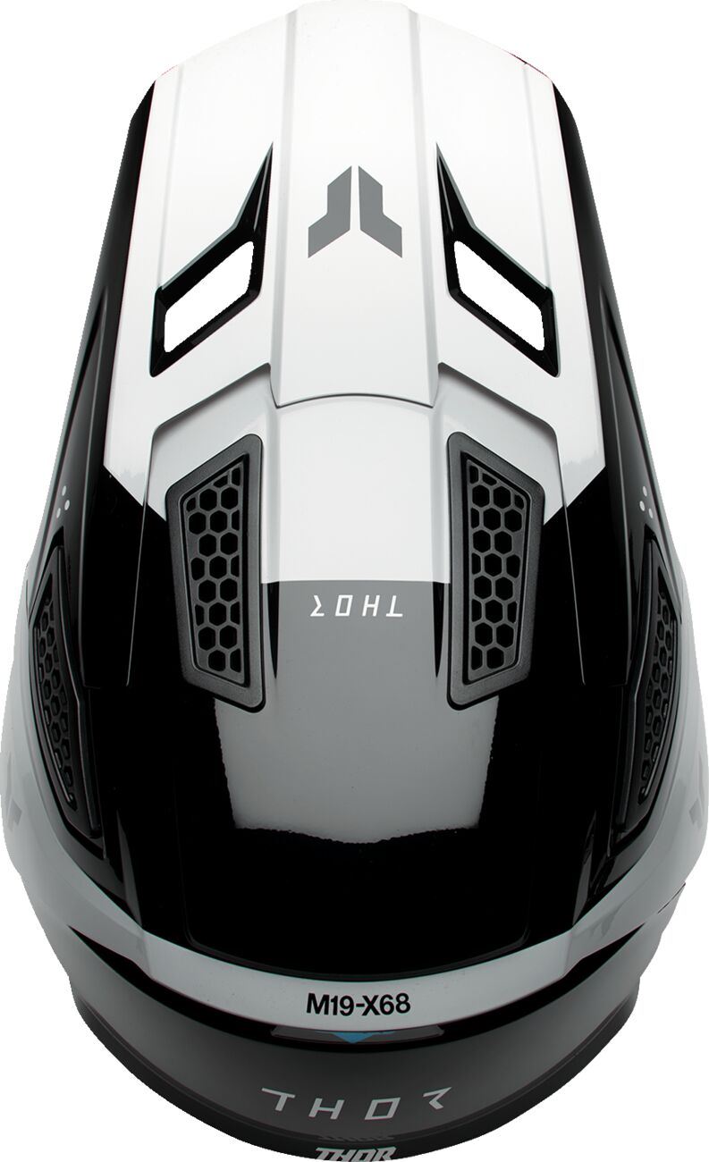 Thor MX Spring 2025 Helmet Fleet Storm Black White
