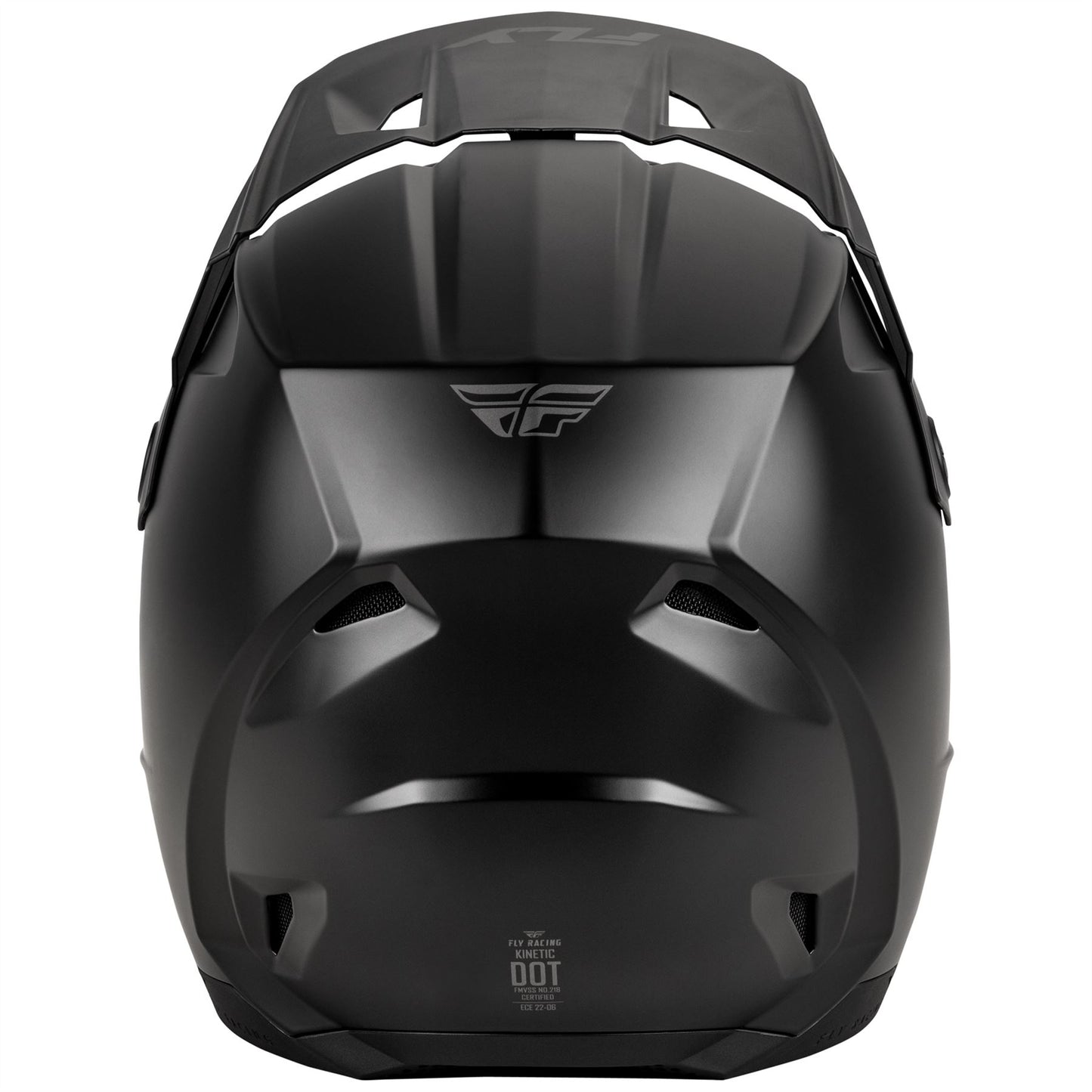 Fly Racing 2025 Kinetic Solid Motocross Helmet Matte Black