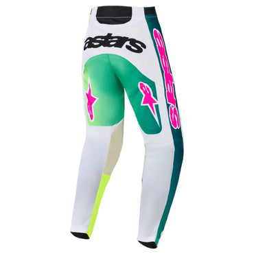 Alpinestars 2026 Racer Portl Motocross Pants Green White Black