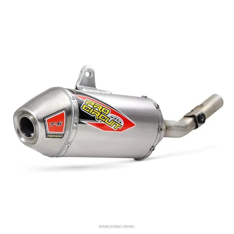 Pro Circuit T-6 Stainless Slip-On Silencer For Kawasaki KLX 230R 2020-2026