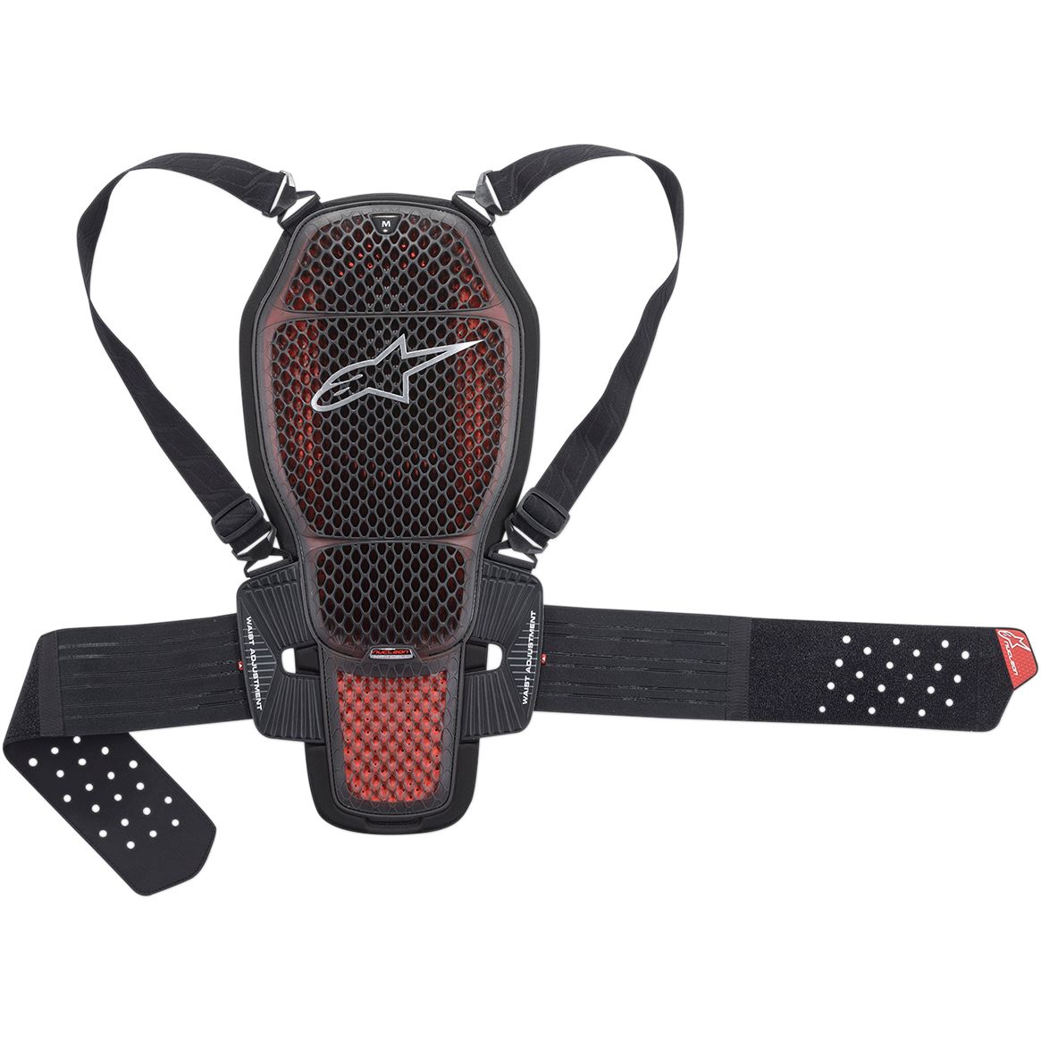 Alpinestars 2024 Nucleon KR-1 CELL Back Protector Transparent Smoke Black Red