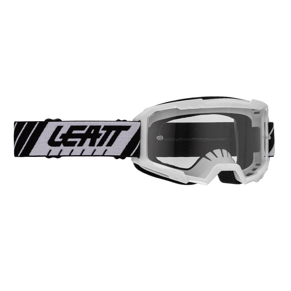 Leatt 2025 Motocross Goggles Vizion 2.5 White - Clear Lens