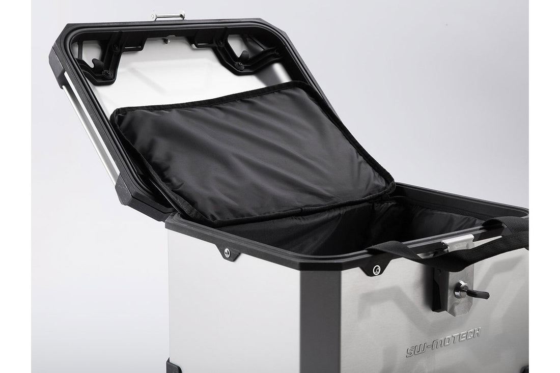 SW-Motech TRAX ADV Motorcycle Top Case Aluminum 38 Litre Silver
