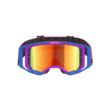 Alpinestars 2026 Vision 8 Corp Motocross Goggles Ucla Blue Purple Orange Mirror Red One Size