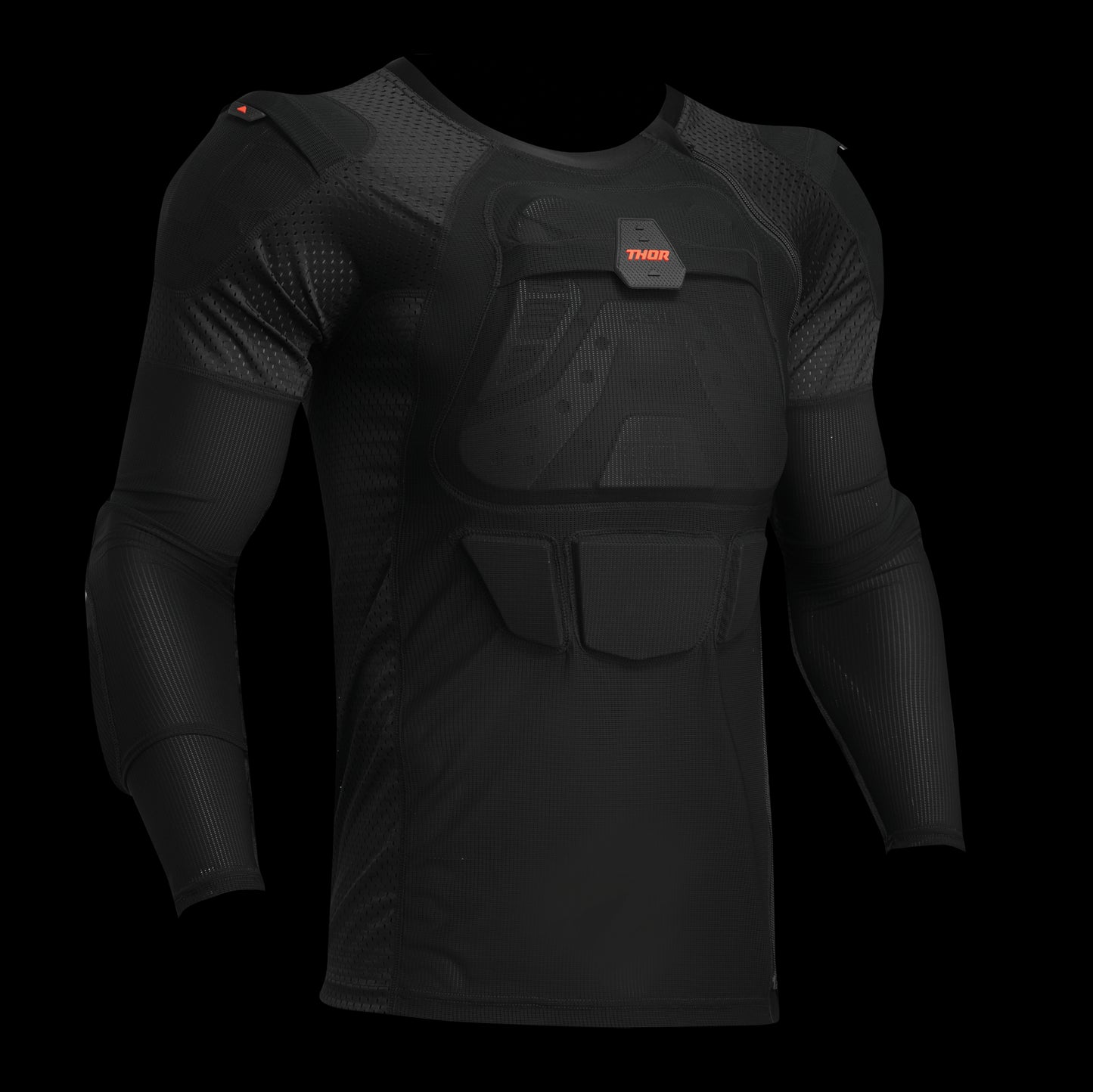 Thor 2025 Motocross Body Armour Guard Senrty Stealth Black