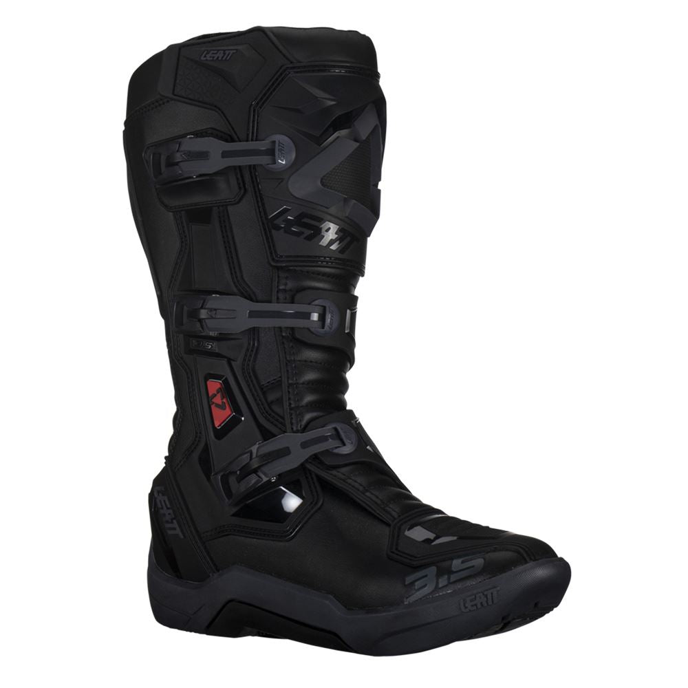 Leatt 2026 Motocross Boots 3.5 Stealth Black Grey