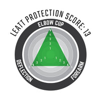 Leatt 2024 Elbow Guards 3DF Hybrid Youth White