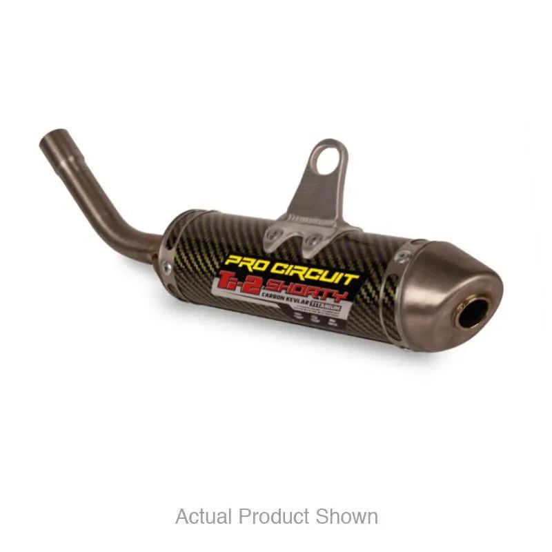 Pro Circuit Ti-2 Shorty Carbon Kevlar/Titanium Silencer For Husqvarna TC 65 2024-2025