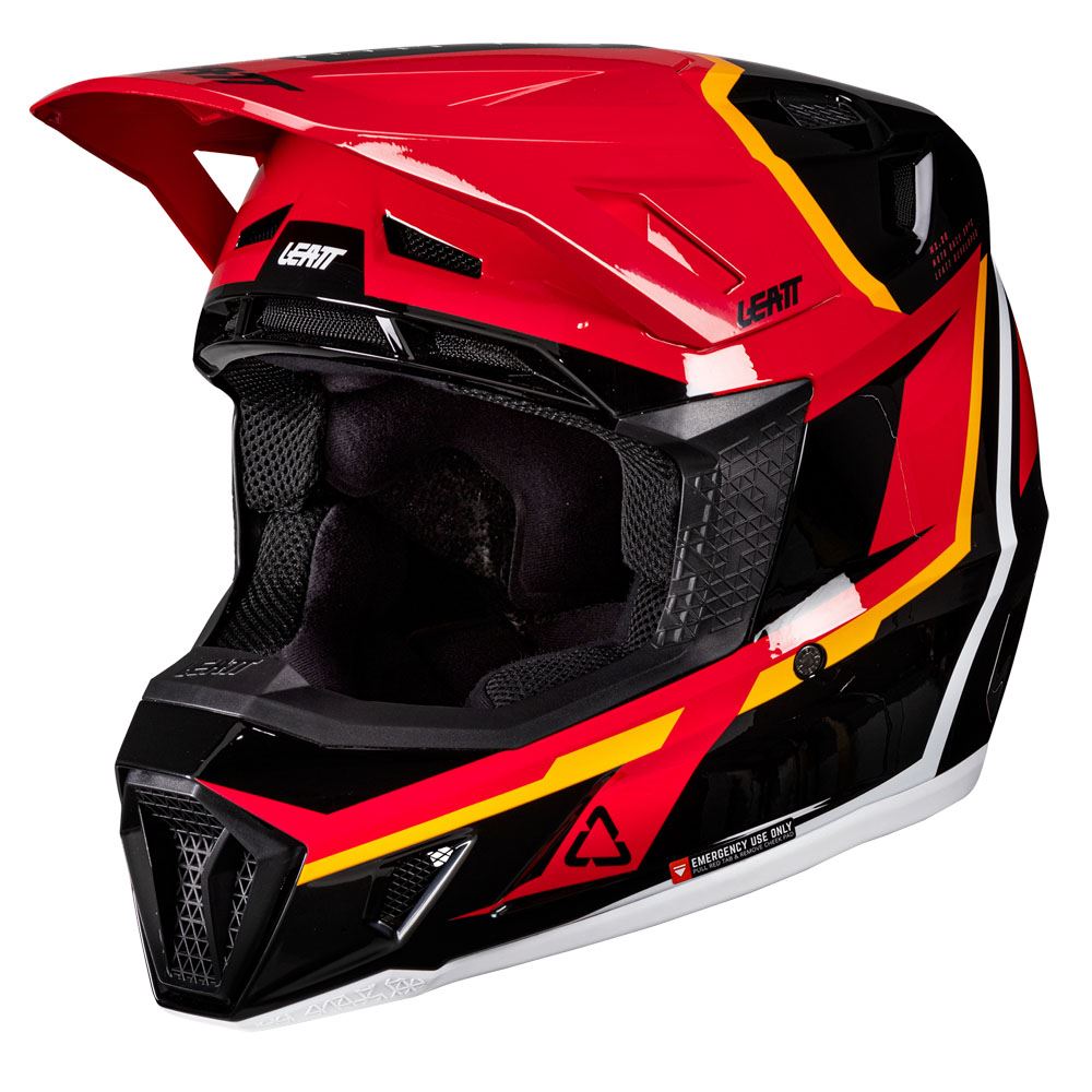 Leatt 2026 Motocross Helmet 7.5 Red & 4.5 Goggles