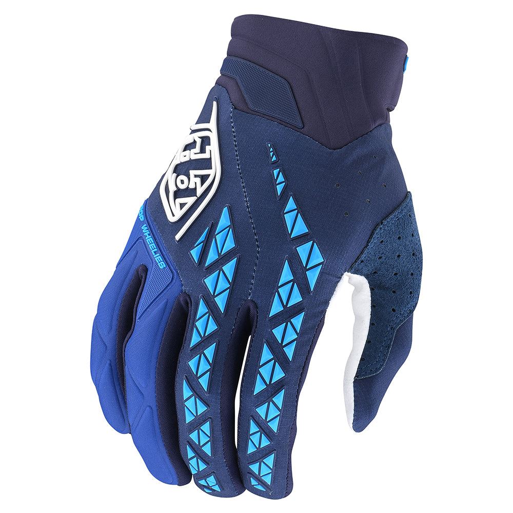 Troy Lee Designs 2025 SE Pro Gloves Solid Navy Cyan