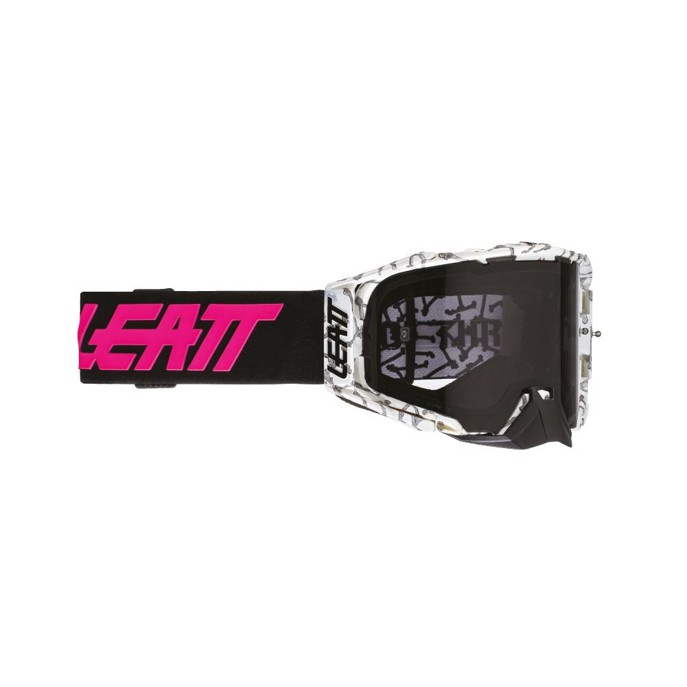Leatt 2024 Goggles Velocity 6.5 Bones - Smoke Lens