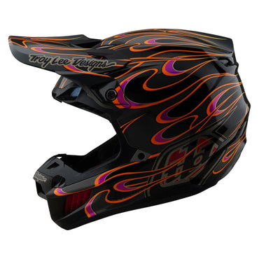 Troy Lee Designs Spring 2025 MX Helmet SE5 Composite Torched Black Grey