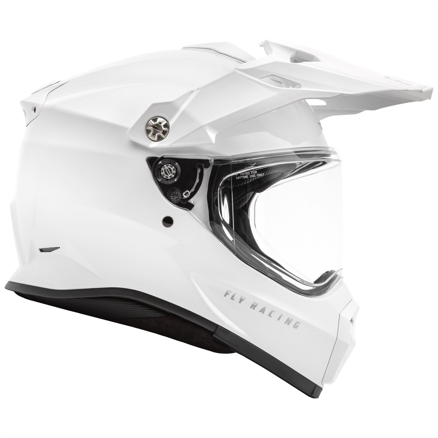 Fly Racing 2025 Trekker Solid Motocross Helmet White