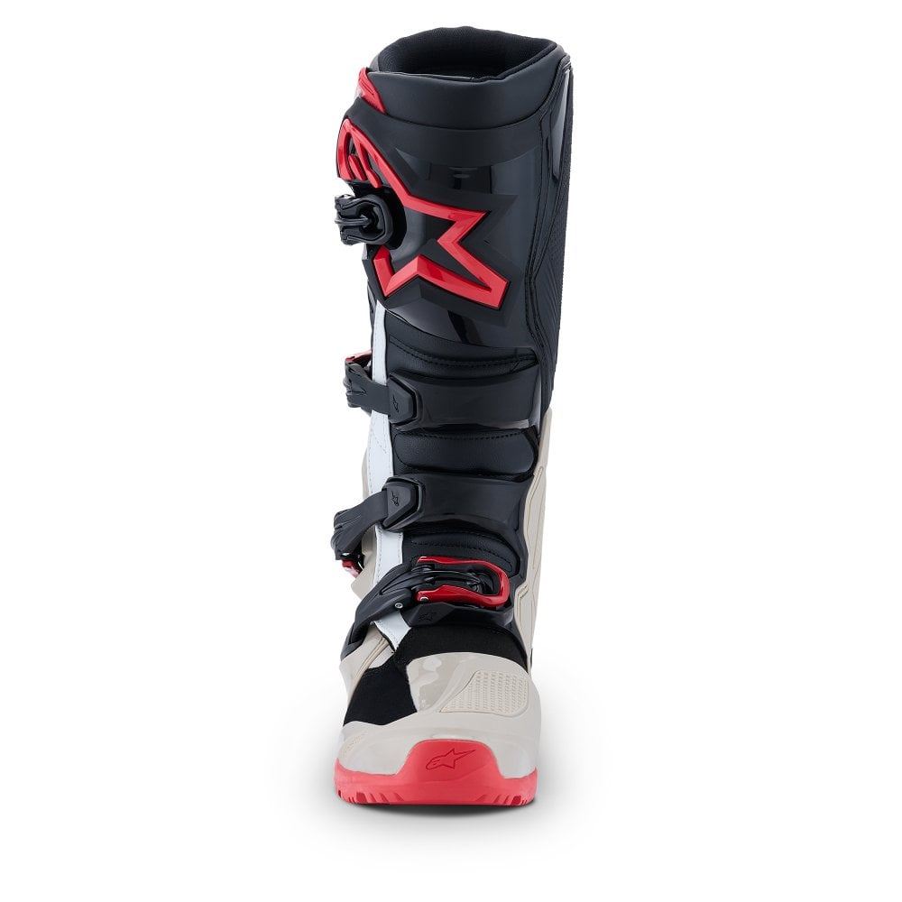 Alpinestars 2026 Tech 7 Enduro Boots Black Light Grey Bright Red