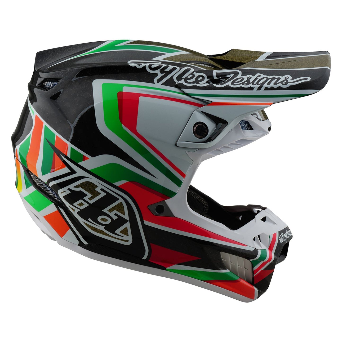 Troy Lee Designs Spring 2025 MX Helmet SE5 Carbon Labyrinth Black