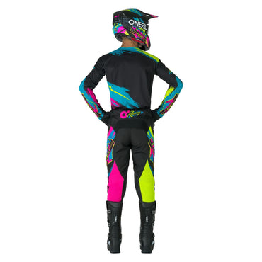 O'Neal 2026 Mayhem Reseda Black Neon Yellow MX Combo Kit