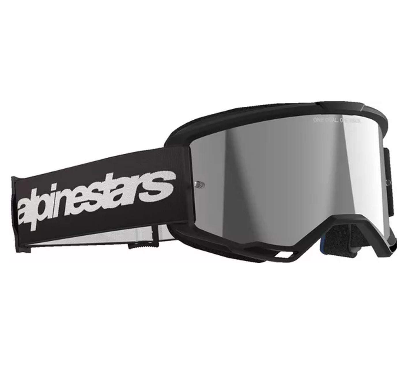 Alpinestars 2025 Goggles Vision 3 Wordmark Black Mirror Silver