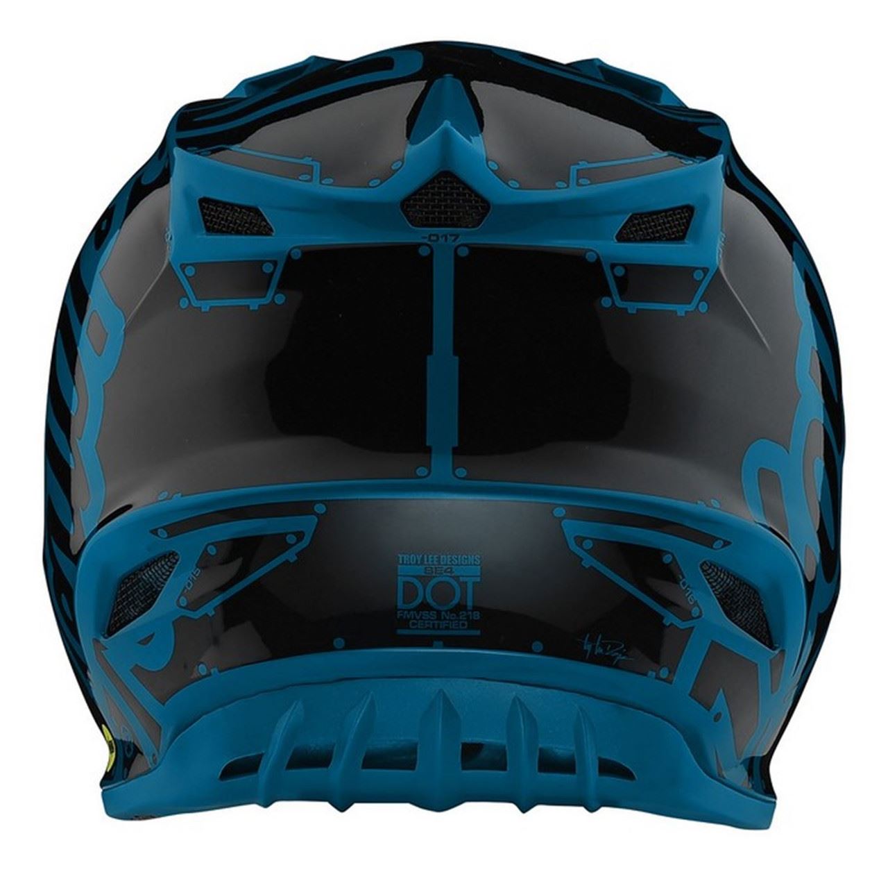 Troy Lee Designs Youth SE4 Helmet Factory Ocean
