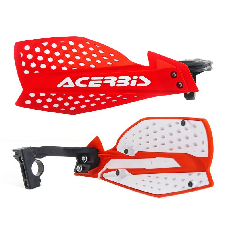 Acerbis X-Ultimate MX Handguards Kit Red White Honda CR 250 R 2T 1990 - 2008