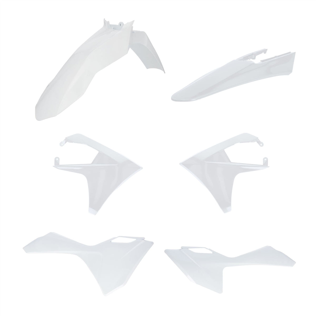 Acerbis Plastic Kit White For Gas Gas EC 350 F 2024-2027