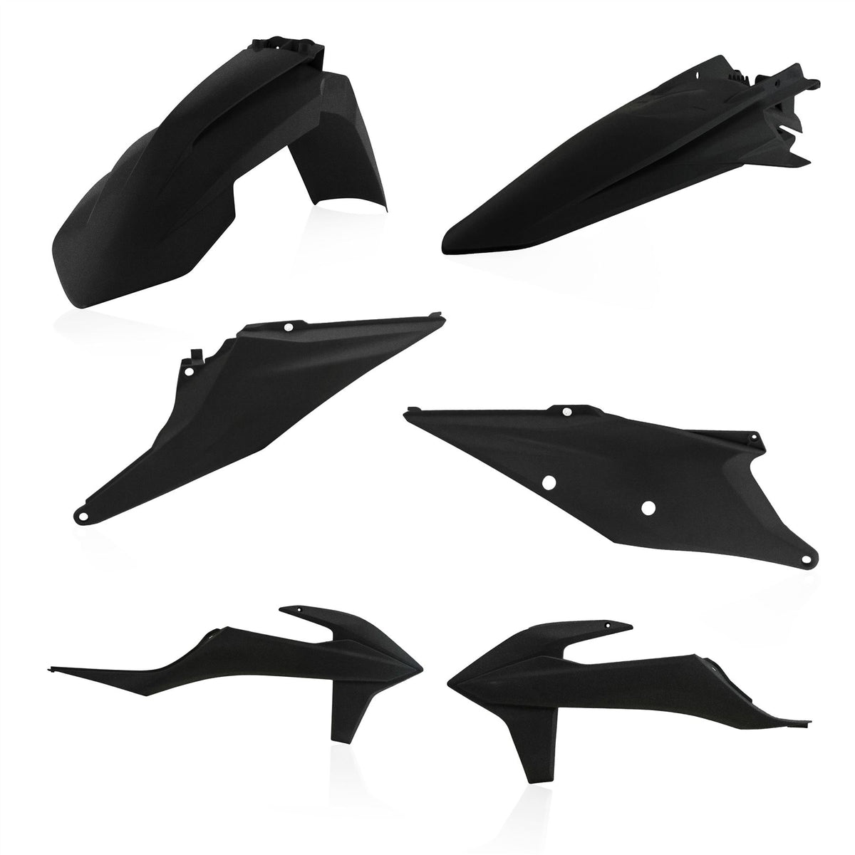 Acerbis Plastic Kit Metallic Black 0023480.092