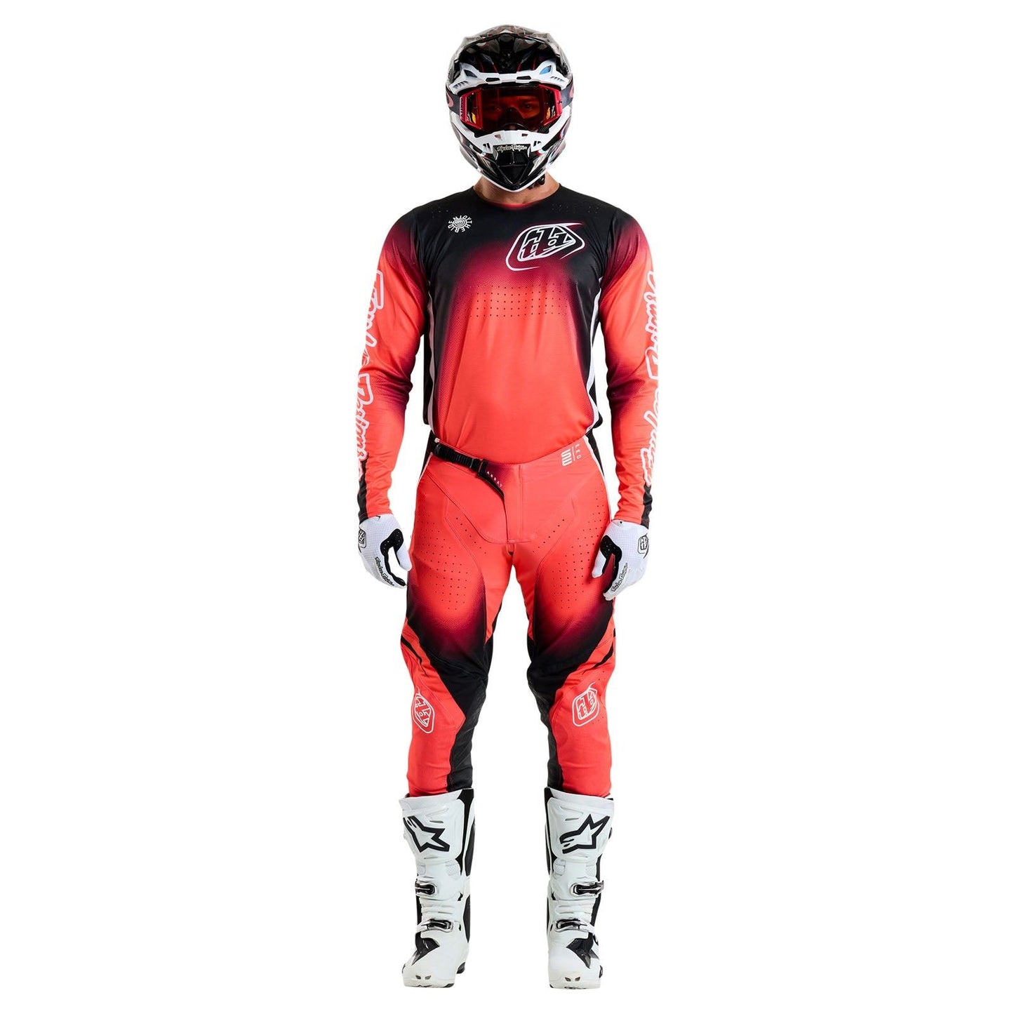 Troy Lee Designs Spring 2025 MX Combo Kit SE PRO Array Infra Red Black
