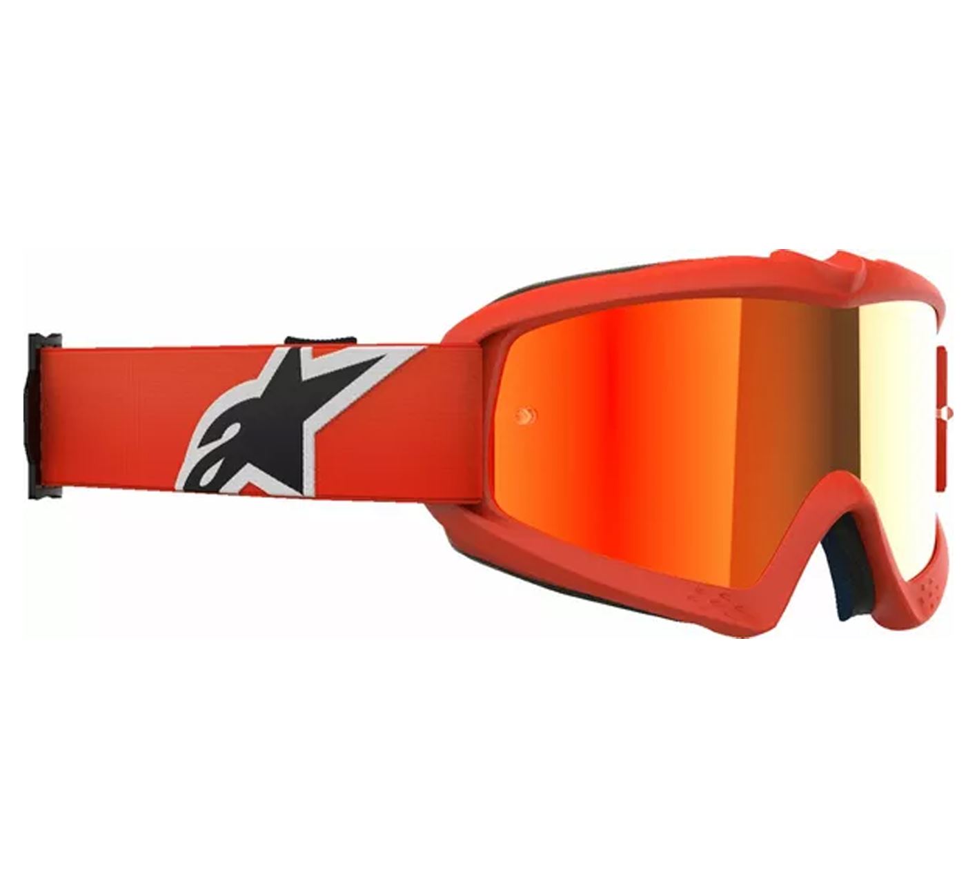 Alpinestars 2025 Goggles Youth Vision Corp Orange Mirror Red