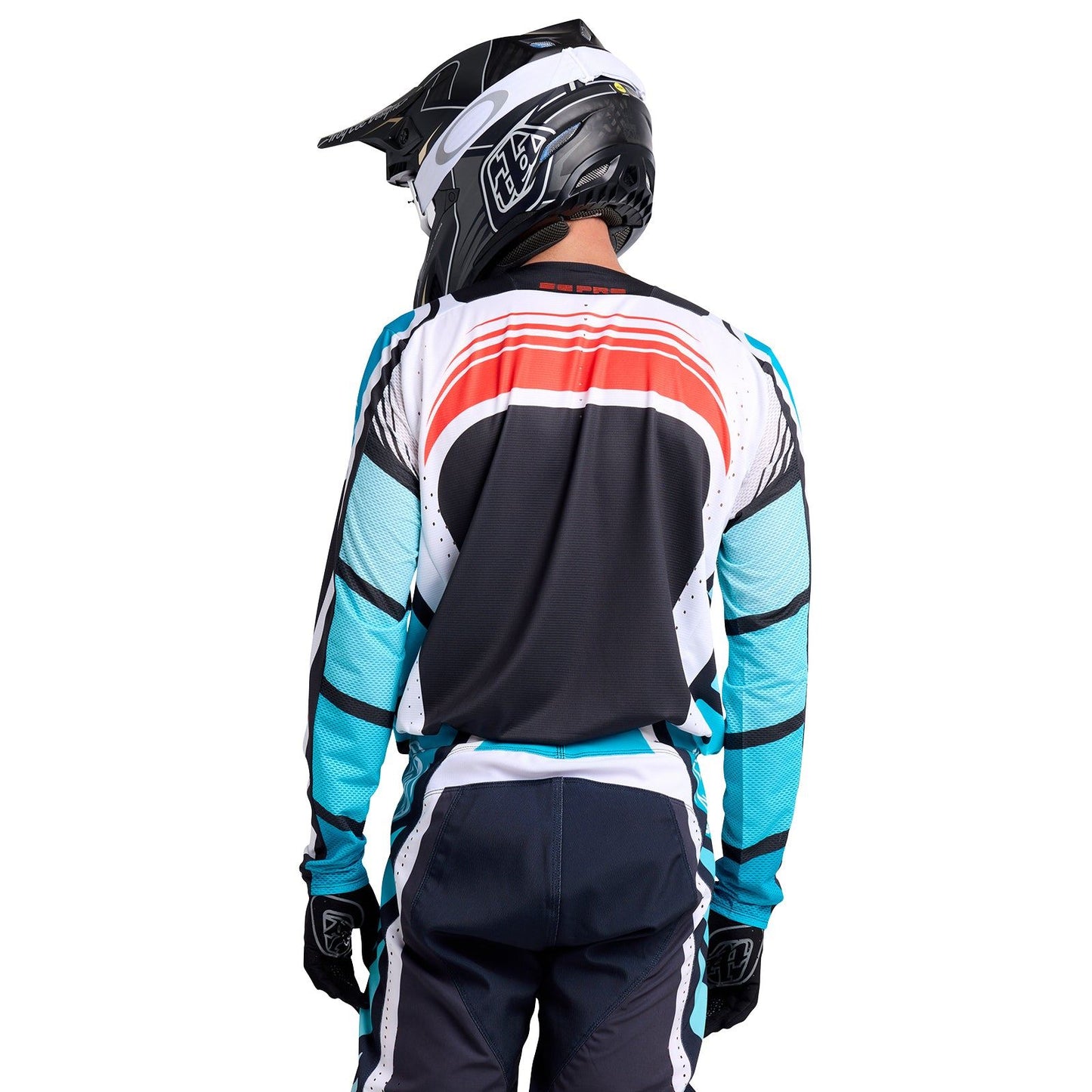 Troy Lee Designs 2025 Motocross SE PRO Wavez Jersey Phantom Turquoise