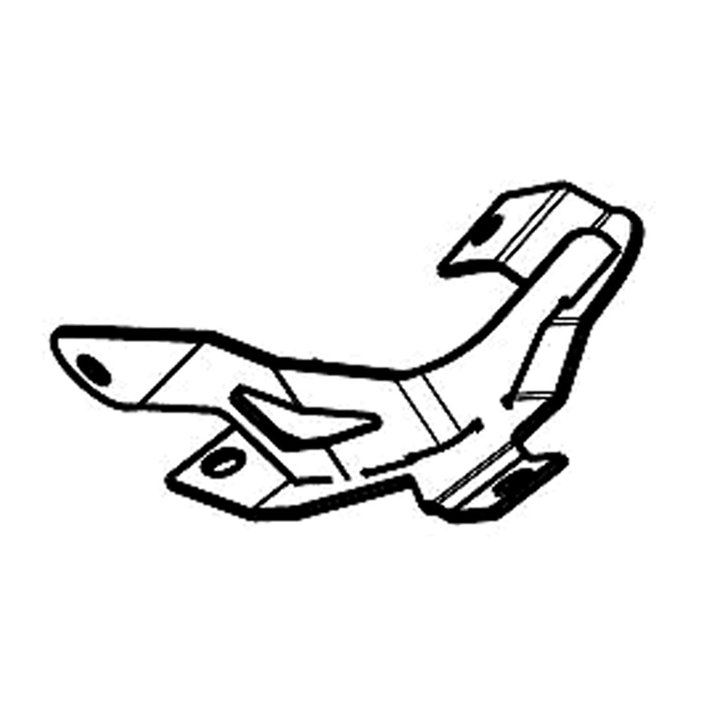 Akrapovic Stainless Steel Silencer Bracket