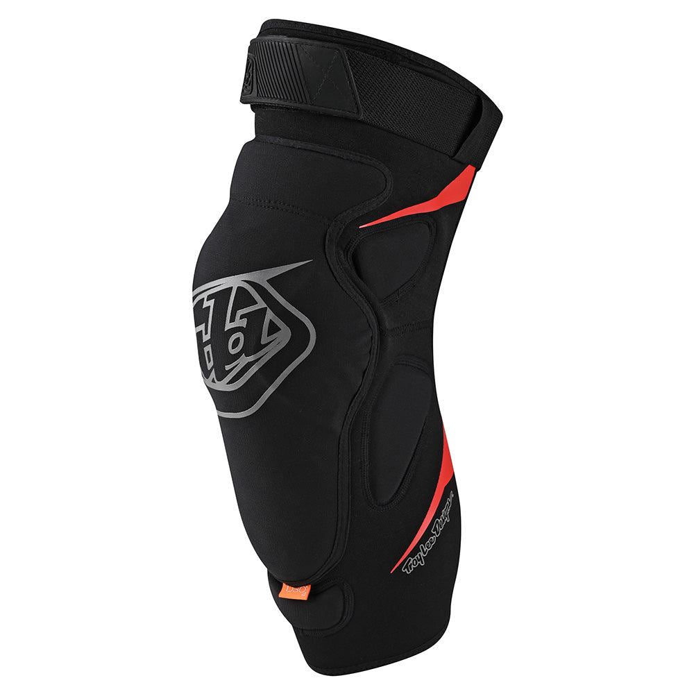 Troy Lee Designs 2025 Motocross Raid Knee Guards Solid Black