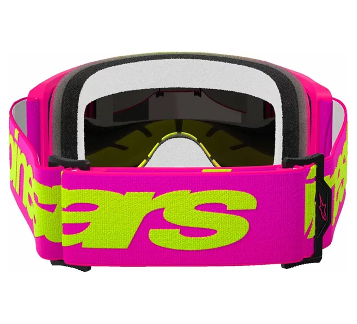 Alpinestars 2025 Goggles Vision 5 Wordmark Pink Yellow Mirror Red