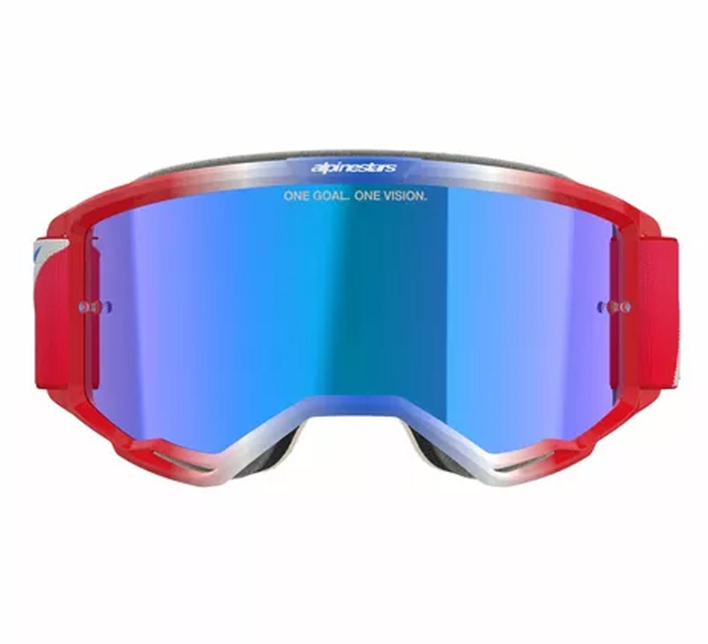 Alpinestars 2025 Goggles Vision 5 Corp Red White Blue Mirror