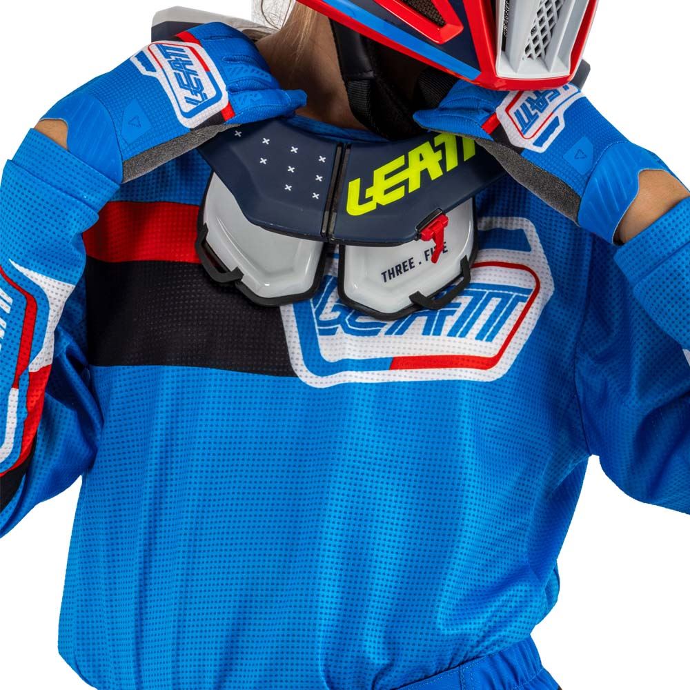 Leatt 2025 Motocross Combo Ride Kit 3.5 Youth Pitboard Royal
