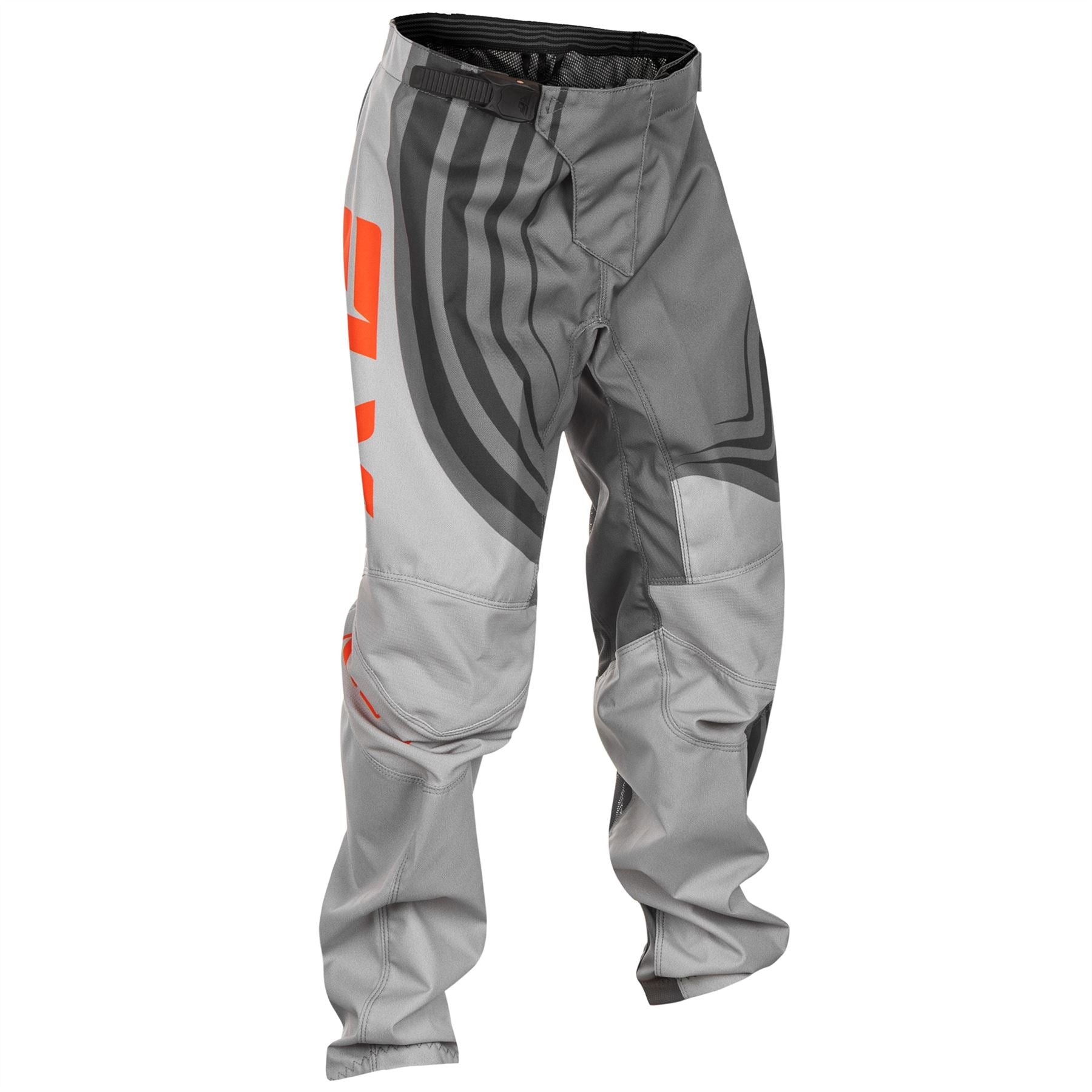 Fly Racing 2025 Youth F-16 Motocross Pants Grey Orange