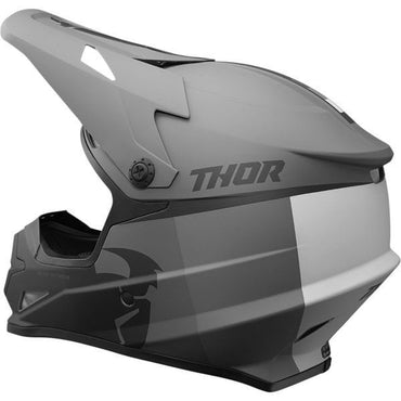 Thor Motocross Helmet Sector Racer Matte Black Charcoal