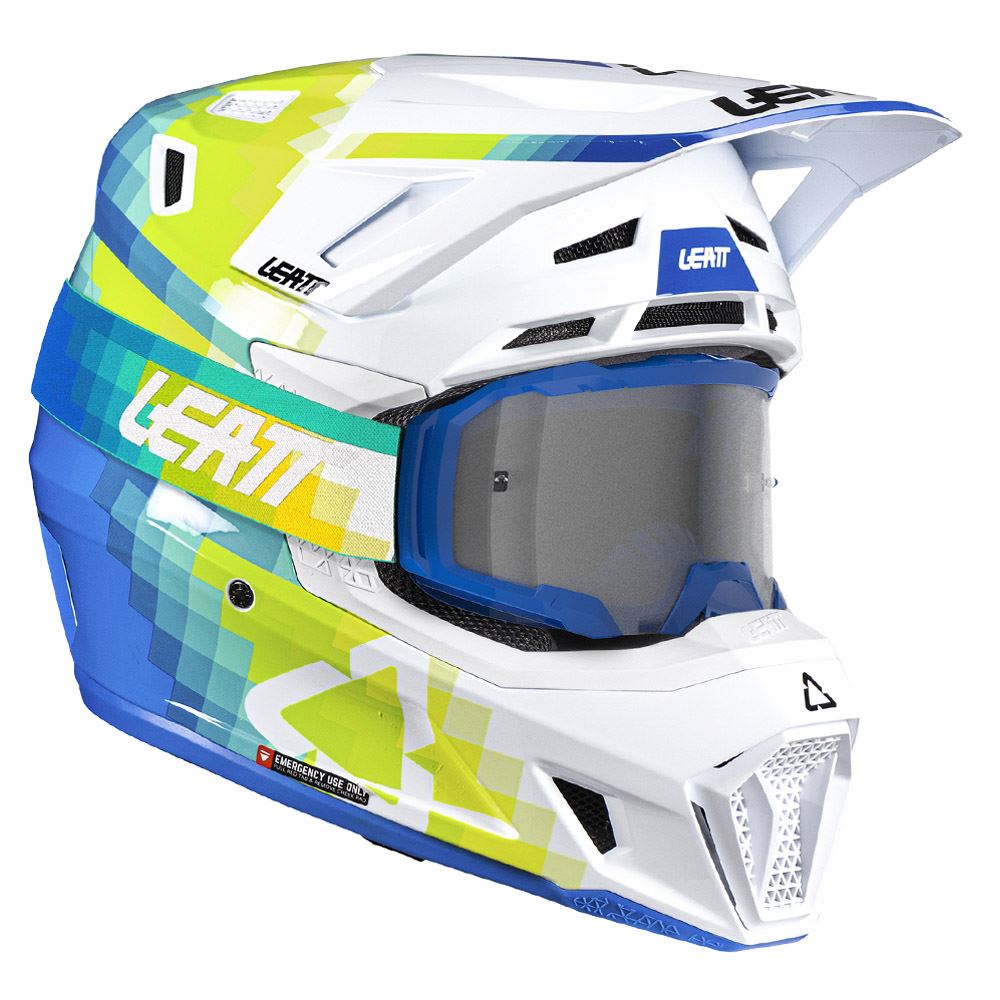 Leatt 2026 Motocross Helmet 7.5 Pixel & 4.5 Goggles