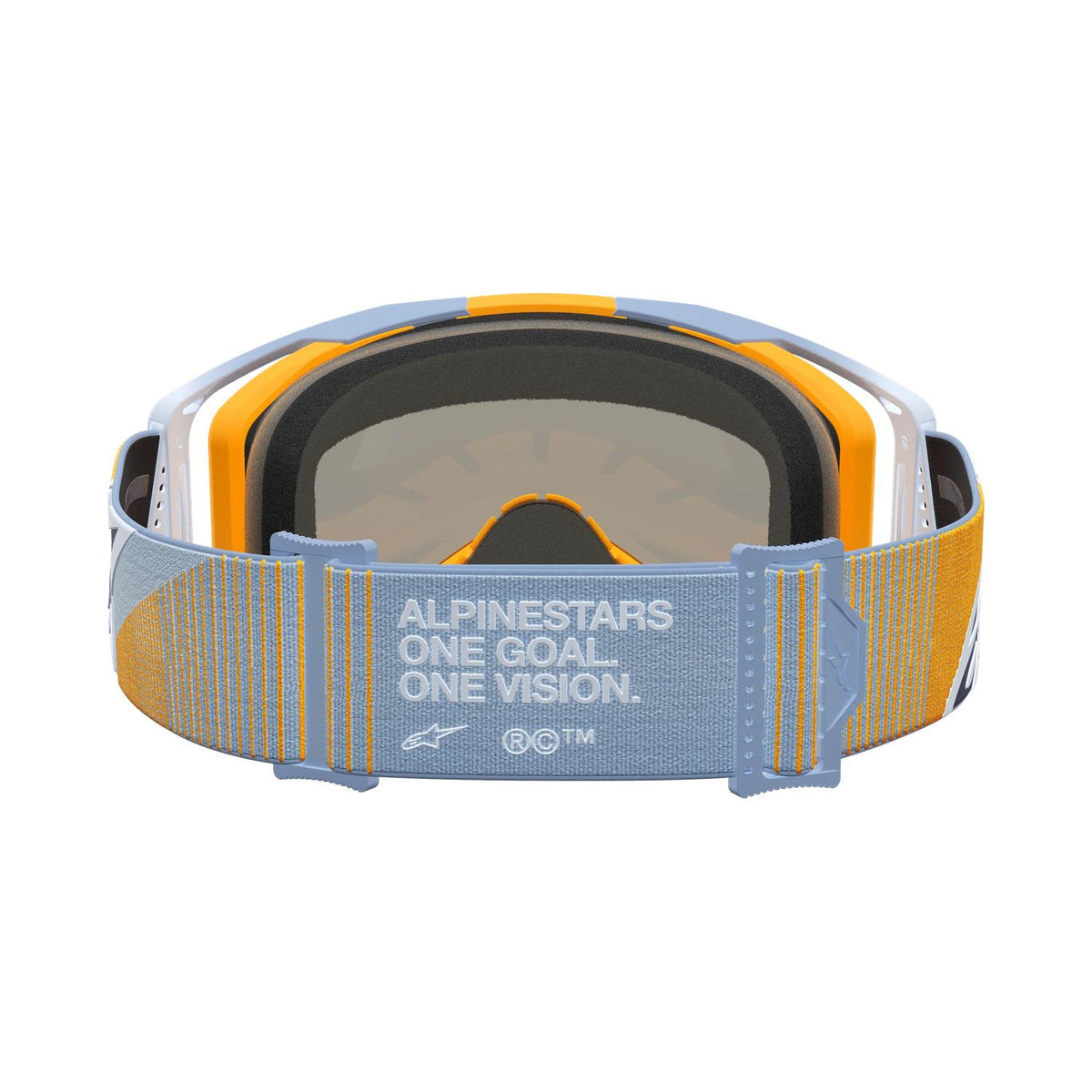 Alpinestars 2027 Vision 8 Maven MX Goggles Dust Blue Orange Mirror Silver