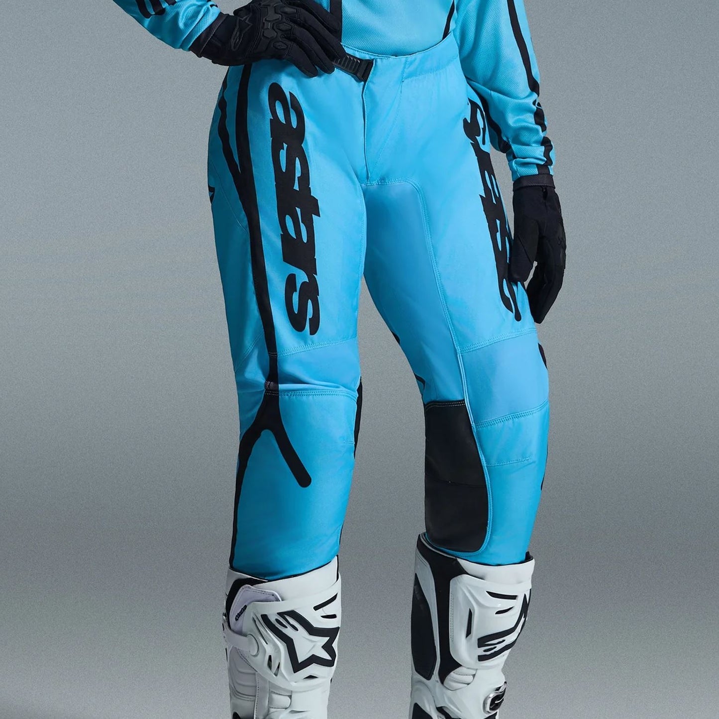 Alpinestars 2026 Womens Stella Fluid Apex Motocross Pants Tropical Black