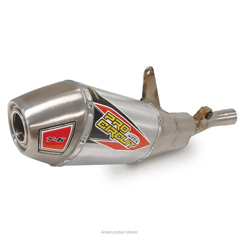 Pro Circuit T-6 Stainless Slip-On Silencer For Honda CRF 250R 2022