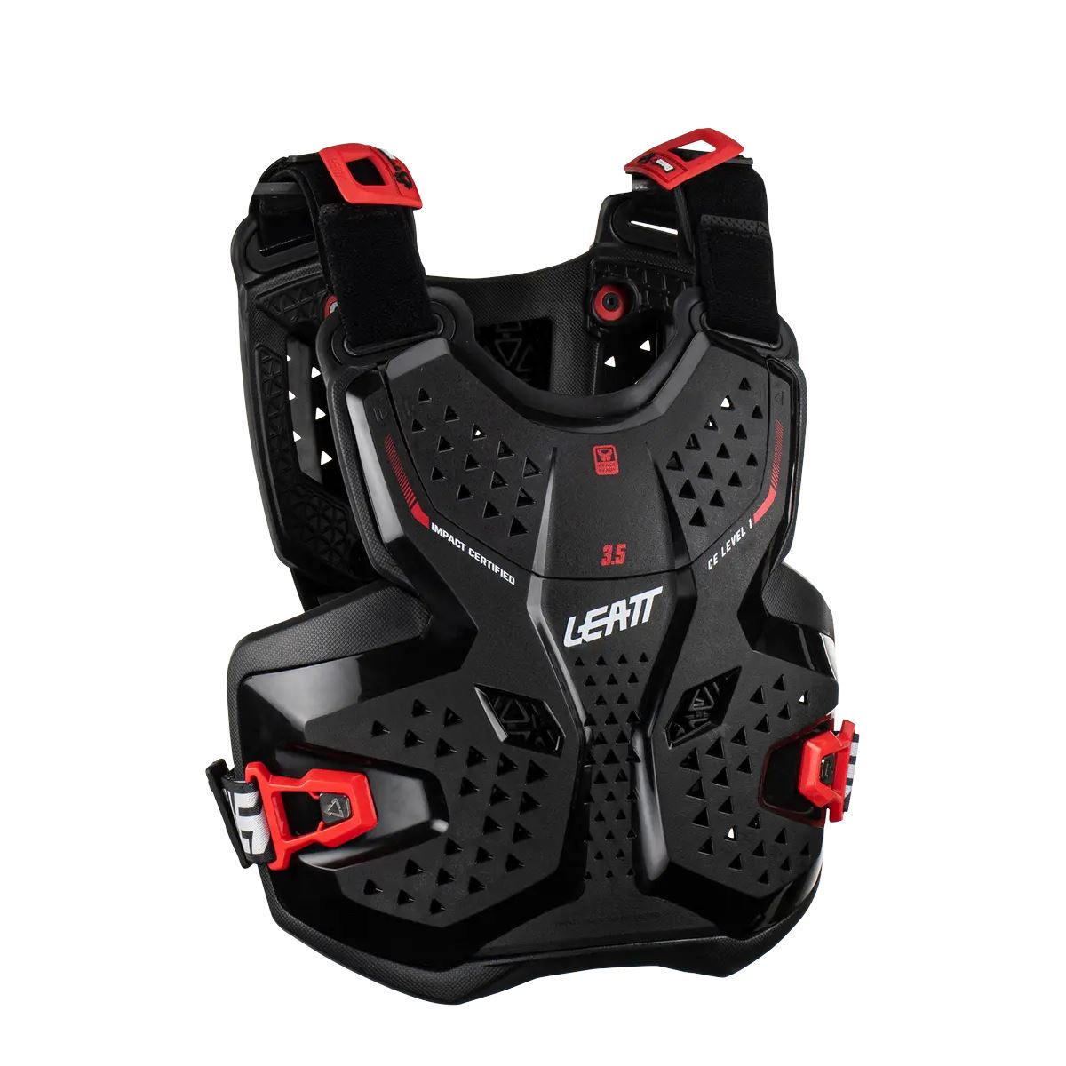 Leatt 2024 Chest Protector 3.5 Youth Black Red