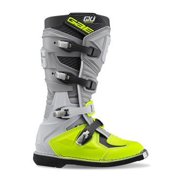 Gaerne Kids GXJ Motocross Boots Grey Flo Yellow