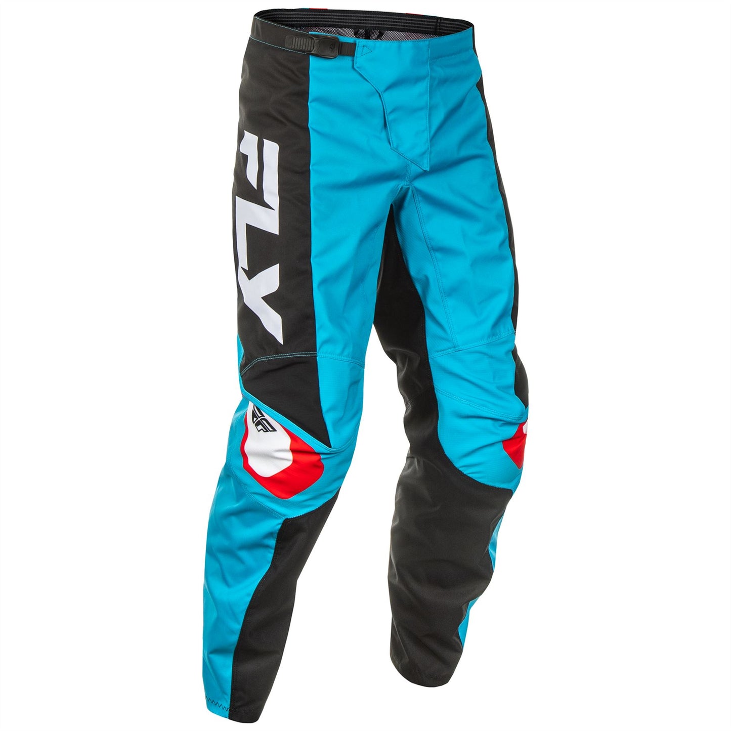 Fly Racing 2025 Motocross Combo Kit F-16 Cyan Black White