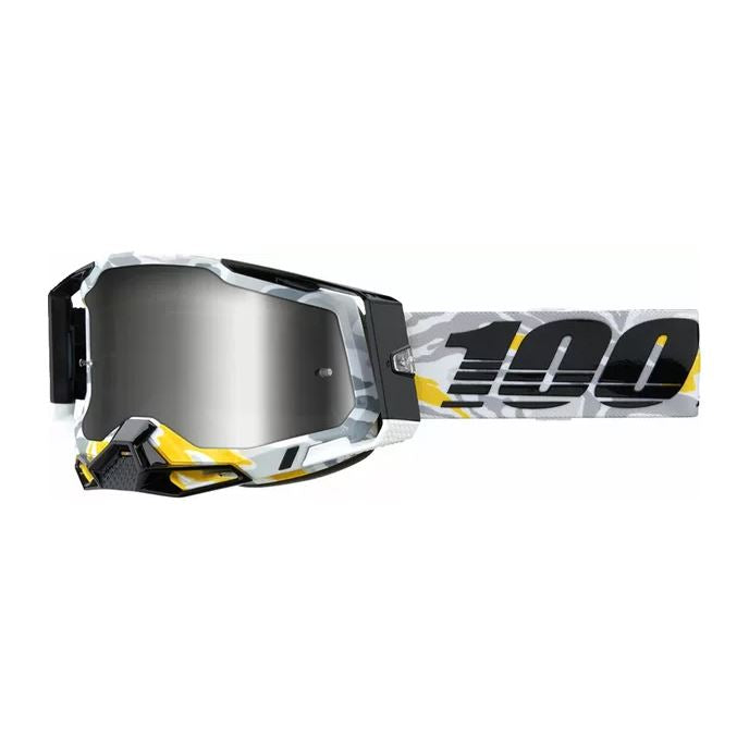 100% MX Goggles Racecraft 2 Korb Silver Mirror